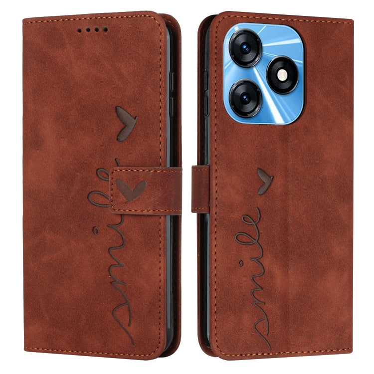 Skin Feel Heart Pattern Leather Phone Case, For Samsung Galaxy A24 4G, For Google Pixel 7a, For Google Pixel 8, For Google Pixel 8 Pro, For Infinix Hot 30i, For Samsung Galaxy M14 5G / F14 5G, For Tecno Spark 10, For Tecno Spark 10 5G                  ...