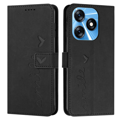 Skin Feel Heart Pattern Leather Phone Case, For Samsung Galaxy A24 4G, For Google Pixel 7a, For Google Pixel 8, For Google Pixel 8 Pro, For Infinix Hot 30i, For Samsung Galaxy M14 5G / F14 5G, For Tecno Spark 10, For Tecno Spark 10 5G                  ...