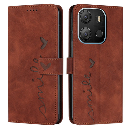 Skin Feel Heart Pattern Leather Phone Case, For Samsung Galaxy A24 4G, For Google Pixel 7a, For Google Pixel 8, For Google Pixel 8 Pro, For Infinix Hot 30i, For Samsung Galaxy M14 5G / F14 5G, For Tecno Spark 10, For Tecno Spark 10 5G                  ...