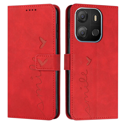 Skin Feel Heart Pattern Leather Phone Case, For Samsung Galaxy A24 4G, For Google Pixel 7a, For Google Pixel 8, For Google Pixel 8 Pro, For Infinix Hot 30i, For Samsung Galaxy M14 5G / F14 5G, For Tecno Spark 10, For Tecno Spark 10 5G                  ...