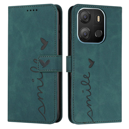 Skin Feel Heart Pattern Leather Phone Case, For Samsung Galaxy A24 4G, For Google Pixel 7a, For Google Pixel 8, For Google Pixel 8 Pro, For Infinix Hot 30i, For Samsung Galaxy M14 5G / F14 5G, For Tecno Spark 10, For Tecno Spark 10 5G                  ...