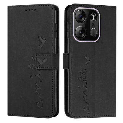 Skin Feel Heart Pattern Leather Phone Case, For Samsung Galaxy A24 4G, For Google Pixel 7a, For Google Pixel 8, For Google Pixel 8 Pro, For Infinix Hot 30i, For Samsung Galaxy M14 5G / F14 5G, For Tecno Spark 10, For Tecno Spark 10 5G                  ...
