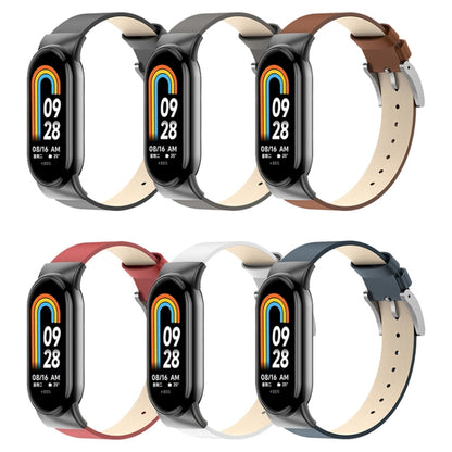 Leather Replacement Watch Band, For Xiaomi Mi Band 8