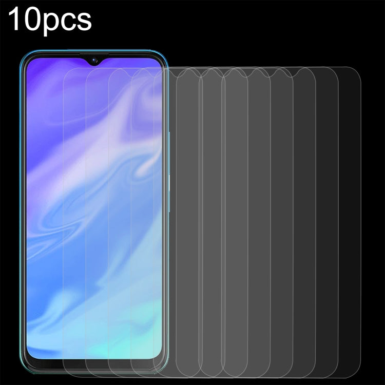 10pcs 0.26mm 9H 2.5D Tempered Glass Film, For Orbic Q10 4G (10 PCS), For Blackview BV5300 (10 PCS), For Blackview BV5300 Pro (10 PCS), For Itel A18 (10 PCS), For Tecno Camon 20 (10 PCS), For Tecno Camon 20 Pro (10 PCS), For Tecno Pop 5X (10 PCS)