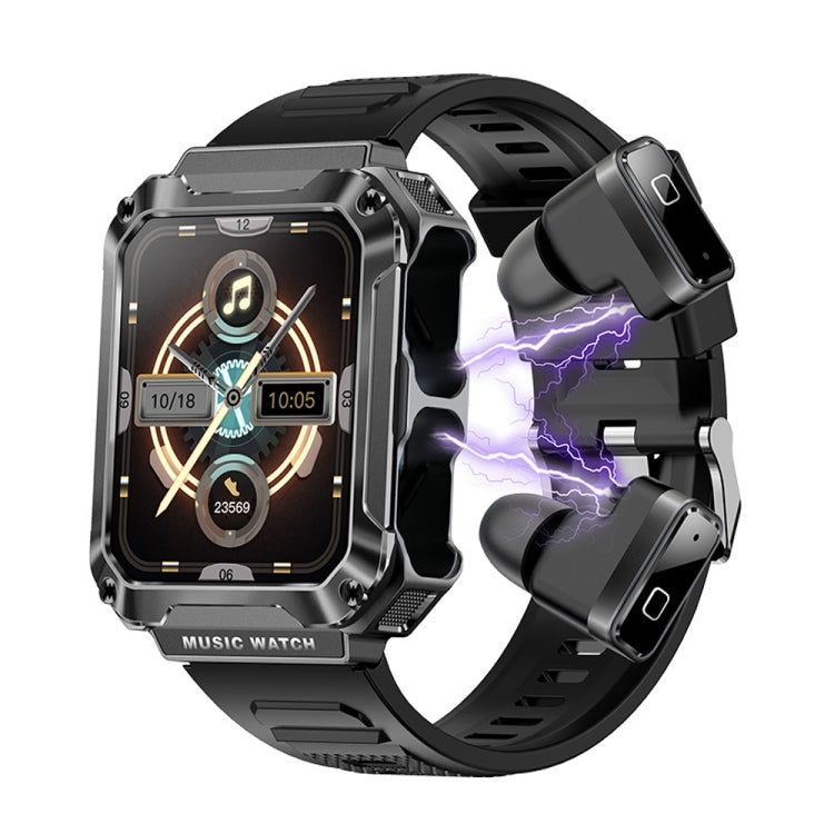 OVISEN T93 1.96 inch IPS Screen 2 in 1 Bluetooth Headset Smart Watch ...