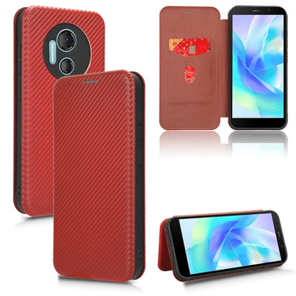 Carbon Fiber Texture Flip Leather Phone Case, For Realme GT Neo5 SE, For DOOGEE X97 / X97 Pro, For ASUS ROG Phone 7, For Motorola Edge 40 Pro, For Nokia C22, For Samsung Galaxy F14, For Xiaomi 13 Ultra