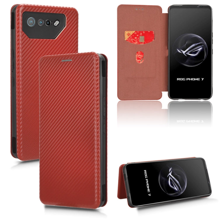 Carbon Fiber Texture Flip Leather Phone Case, For Realme GT Neo5 SE, For DOOGEE X97 / X97 Pro, For ASUS ROG Phone 7, For Motorola Edge 40 Pro, For Nokia C22, For Samsung Galaxy F14, For Xiaomi 13 Ultra