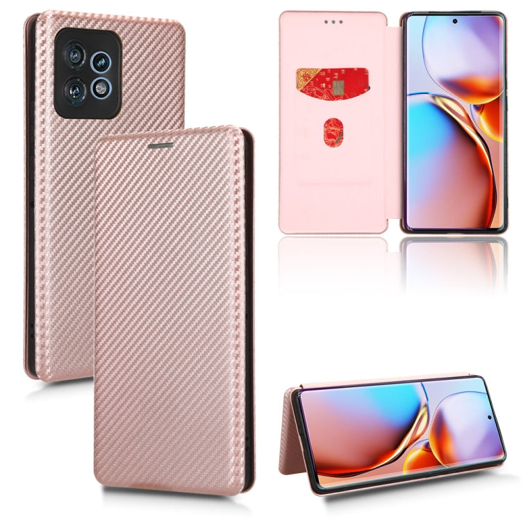 Carbon Fiber Texture Flip Leather Phone Case, For Realme GT Neo5 SE, For DOOGEE X97 / X97 Pro, For ASUS ROG Phone 7, For Motorola Edge 40 Pro, For Nokia C22, For Samsung Galaxy F14, For Xiaomi 13 Ultra