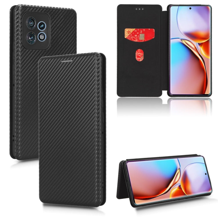 Carbon Fiber Texture Flip Leather Phone Case, For Realme GT Neo5 SE, For DOOGEE X97 / X97 Pro, For ASUS ROG Phone 7, For Motorola Edge 40 Pro, For Nokia C22, For Samsung Galaxy F14, For Xiaomi 13 Ultra