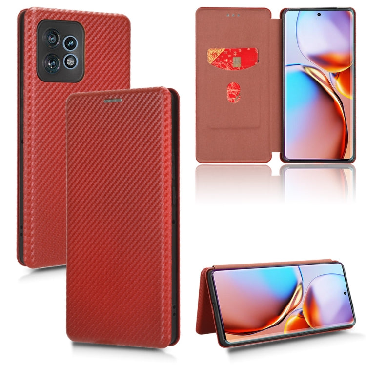 Carbon Fiber Texture Flip Leather Phone Case, For Realme GT Neo5 SE, For DOOGEE X97 / X97 Pro, For ASUS ROG Phone 7, For Motorola Edge 40 Pro, For Nokia C22, For Samsung Galaxy F14, For Xiaomi 13 Ultra
