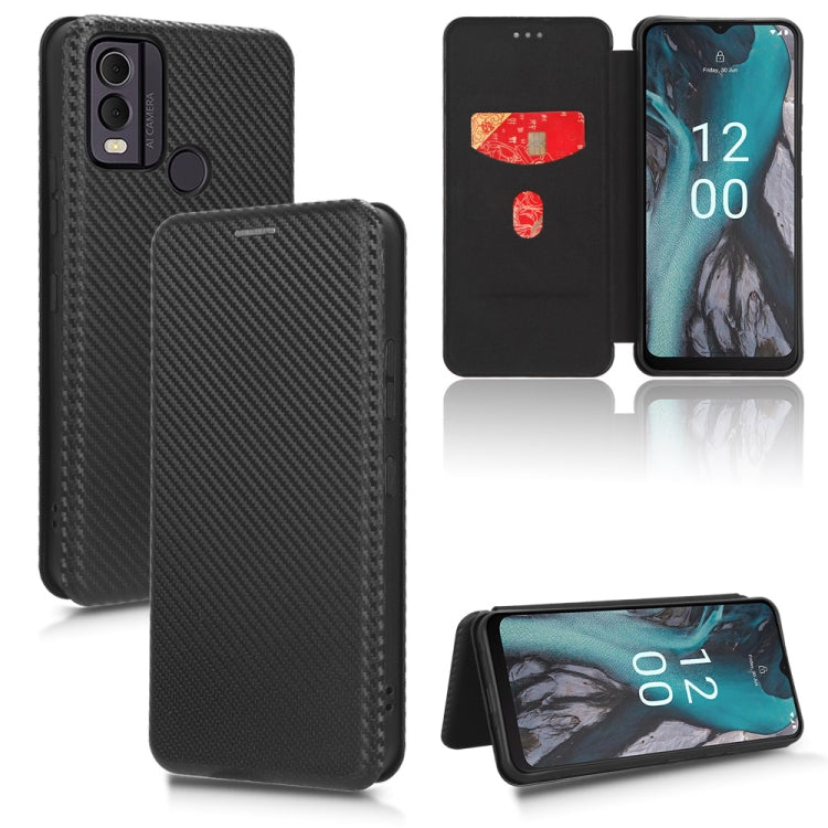 Carbon Fiber Texture Flip Leather Phone Case, For Realme GT Neo5 SE, For DOOGEE X97 / X97 Pro, For ASUS ROG Phone 7, For Motorola Edge 40 Pro, For Nokia C22, For Samsung Galaxy F14, For Xiaomi 13 Ultra