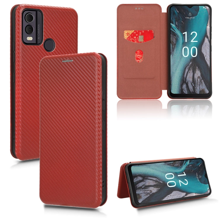 Carbon Fiber Texture Flip Leather Phone Case, For Realme GT Neo5 SE, For DOOGEE X97 / X97 Pro, For ASUS ROG Phone 7, For Motorola Edge 40 Pro, For Nokia C22, For Samsung Galaxy F14, For Xiaomi 13 Ultra