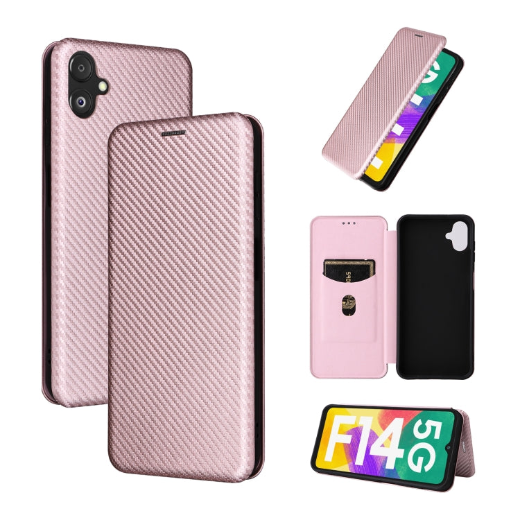Carbon Fiber Texture Flip Leather Phone Case, For Realme GT Neo5 SE, For DOOGEE X97 / X97 Pro, For ASUS ROG Phone 7, For Motorola Edge 40 Pro, For Nokia C22, For Samsung Galaxy F14, For Xiaomi 13 Ultra