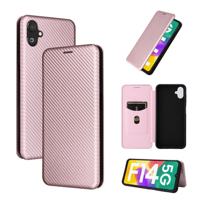 Carbon Fiber Texture Flip Leather Phone Case, For Realme GT Neo5 SE, For DOOGEE X97 / X97 Pro, For ASUS ROG Phone 7, For Motorola Edge 40 Pro, For Nokia C22, For Samsung Galaxy F14, For Xiaomi 13 Ultra