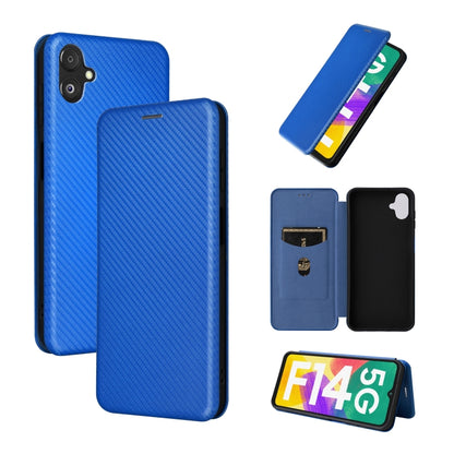 Carbon Fiber Texture Flip Leather Phone Case, For Realme GT Neo5 SE, For DOOGEE X97 / X97 Pro, For ASUS ROG Phone 7, For Motorola Edge 40 Pro, For Nokia C22, For Samsung Galaxy F14, For Xiaomi 13 Ultra