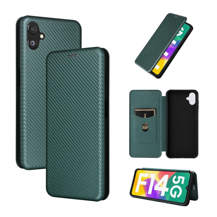 Carbon Fiber Texture Flip Leather Phone Case, For Realme GT Neo5 SE, For DOOGEE X97 / X97 Pro, For ASUS ROG Phone 7, For Motorola Edge 40 Pro, For Nokia C22, For Samsung Galaxy F14, For Xiaomi 13 Ultra