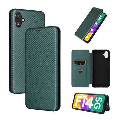 Carbon Fiber Texture Flip Leather Phone Case, For Realme GT Neo5 SE, For DOOGEE X97 / X97 Pro, For ASUS ROG Phone 7, For Motorola Edge 40 Pro, For Nokia C22, For Samsung Galaxy F14, For Xiaomi 13 Ultra