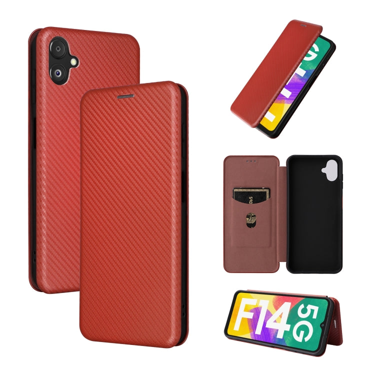 Carbon Fiber Texture Flip Leather Phone Case, For Realme GT Neo5 SE, For DOOGEE X97 / X97 Pro, For ASUS ROG Phone 7, For Motorola Edge 40 Pro, For Nokia C22, For Samsung Galaxy F14, For Xiaomi 13 Ultra