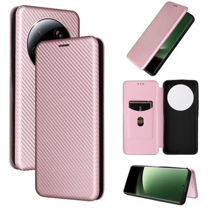 Carbon Fiber Texture Flip Leather Phone Case, For Realme GT Neo5 SE, For DOOGEE X97 / X97 Pro, For ASUS ROG Phone 7, For Motorola Edge 40 Pro, For Nokia C22, For Samsung Galaxy F14, For Xiaomi 13 Ultra
