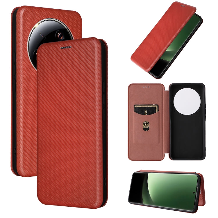 Carbon Fiber Texture Flip Leather Phone Case, For Realme GT Neo5 SE, For DOOGEE X97 / X97 Pro, For ASUS ROG Phone 7, For Motorola Edge 40 Pro, For Nokia C22, For Samsung Galaxy F14, For Xiaomi 13 Ultra