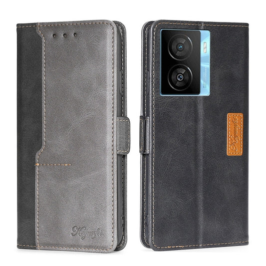 Contrast Color Side Buckle Leather Phone Case, For vivo iQOO Z7x, For OPPO A55S 5G, For Realme GT Neo5 SE, For Xiaomi Redmi Note 12 Turbo, For Kyocera Digno SX3-KYG02, For Nokia C12, For Nokia C22, For Nokia C32, For Samsung Galaxy A04e 4G             ...