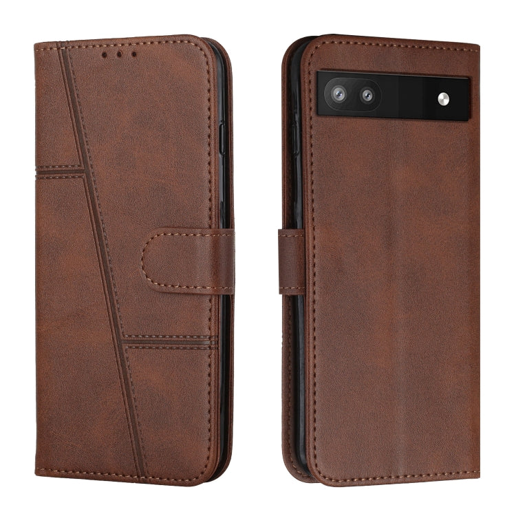 Stitching Calf Texture Buckle Leather Phone Case, For Samsung Galaxy A24 4G, For Samsung Galaxy M14 5G / F14 5G, For Google Pixel 7a, For Google Pixel 8, For Google Pixel 8 Pro, For Infinix Hot 30i, For Tecno Spark 10, For Tecno Spark 10 5G            ...