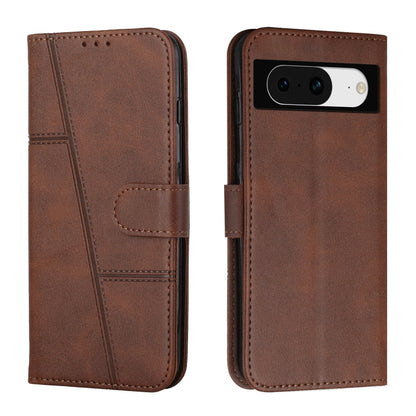 Stitching Calf Texture Buckle Leather Phone Case, For Samsung Galaxy A24 4G, For Samsung Galaxy M14 5G / F14 5G, For Google Pixel 7a, For Google Pixel 8, For Google Pixel 8 Pro, For Infinix Hot 30i, For Tecno Spark 10, For Tecno Spark 10 5G            ...