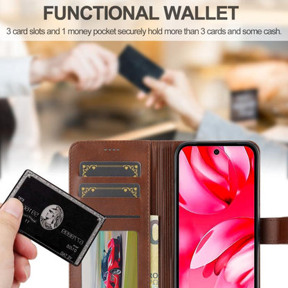 LC.IMEEKE Calf Texture Flip Leather Phone Case, For Google Pixel 10a, For Google Pixel 10 Pro XL, For Google Pixel 10 / 10 Pro, For Google Pixel 9a, For Google Pixel 9 Pro XL, For Google Pixel 9 / 9 Pro, For Google Pixel 8a, For Google Pixel 8         ...