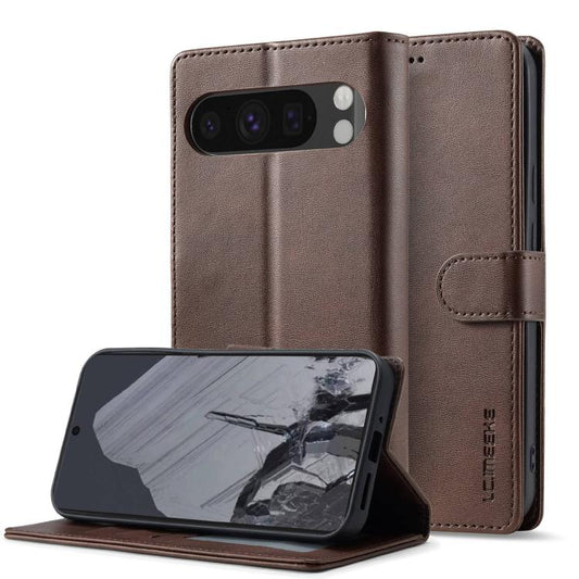 LC.IMEEKE Calf Texture Flip Leather Phone Case, For Google Pixel 11 Pro XL, For Google Pixel 11 / 11 Pro, For Google Pixel 10a, For Google Pixel 10 Pro XL, For Google Pixel 10 / 10 Pro, For Google Pixel 9a, For Google Pixel 9 Pro XL