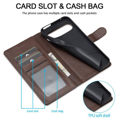 LC.IMEEKE Calf Texture Flip Leather Phone Case, For Google Pixel 11 Pro XL, For Google Pixel 11 / 11 Pro, For Google Pixel 10a, For Google Pixel 10 Pro XL, For Google Pixel 10 / 10 Pro, For Google Pixel 9a, For Google Pixel 9 Pro XL                    ...