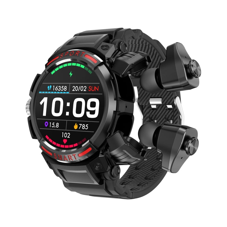 OVISEN GT100 1.39 inch TFT Screen 2 in 1 Bluetooth Headset Smart Watch ...