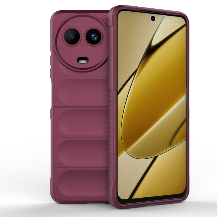 Magic Shield TPU + Flannel Phone Case, For Realme C61 4G Global, For Realme Narzo N63  4G Global, For Realme 12 5G Global, For Realme 12+ 5G Global, For Realme 12 Pro 5G / 12 Pro+, For Realme C67 4G Global, For Realme 11 4G Global, For Realme 11 5G    ...