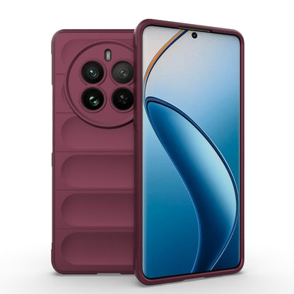Magic Shield TPU + Flannel Phone Case, For Realme C61 4G Global, For Realme Narzo N63  4G Global, For Realme 12 5G Global, For Realme 12+ 5G Global, For Realme 12 Pro 5G / 12 Pro+, For Realme C67 4G Global, For Realme 11 4G Global, For Realme 11 5G    ...