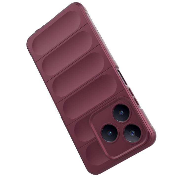 Magic Shield TPU + Flannel Phone Case, For Realme C61 4G Global, For Realme Narzo N63  4G Global, For Realme 12 5G Global, For Realme 12+ 5G Global, For Realme 12 Pro 5G / 12 Pro+, For Realme C67 4G Global, For Realme 11 4G Global, For Realme 11 5G    ...