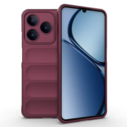 Magic Shield TPU + Flannel Phone Case, For Realme C61 4G Global, For Realme Narzo N63  4G Global, For Realme 12 5G Global, For Realme 12+ 5G Global, For Realme 12 Pro 5G / 12 Pro+, For Realme C67 4G Global, For Realme 11 4G Global, For Realme 11 5G    ...