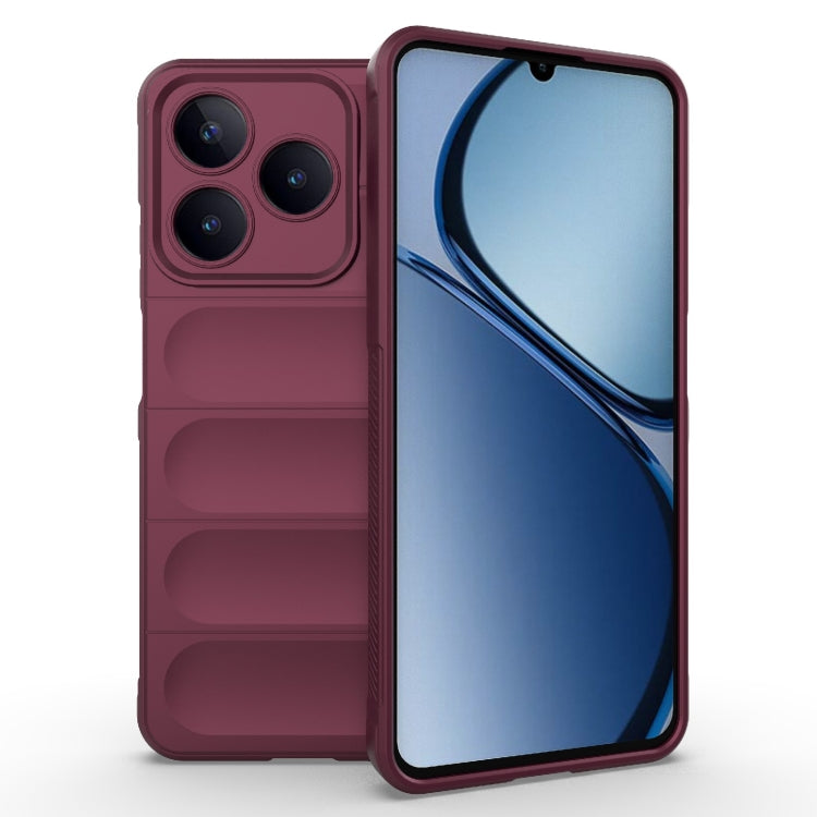 Magic Shield TPU + Flannel Phone Case, For Realme C61 4G Global, For Realme Narzo N63  4G Global, For Realme 12 5G Global, For Realme 12+ 5G Global, For Realme 12 Pro 5G / 12 Pro+, For Realme C67 4G Global, For Realme 11 4G Global, For Realme 11 5G    ...