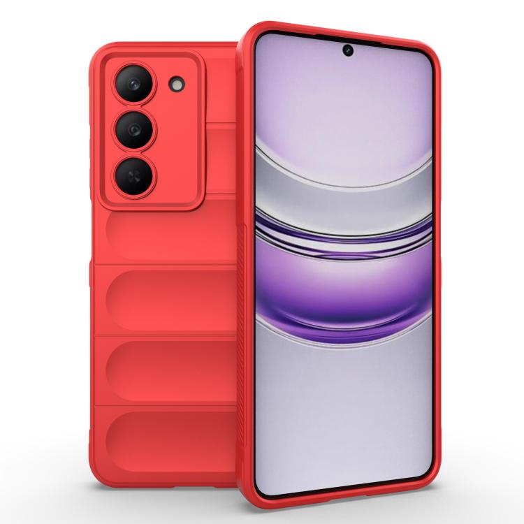 Magic Shield TPU + Flannel Phone Case, For Realme P3 Pro 5G Global, For Realme 14 Pro+ 5G, For Realme 14 Pro 5G Global, For Realme V60 Pro / 14x 5G Global, For Realme GT 7 Pro 5G, For Realme P2 Pro 5G Global, For Realme 13 Pro 5G Global, For Realme V60...