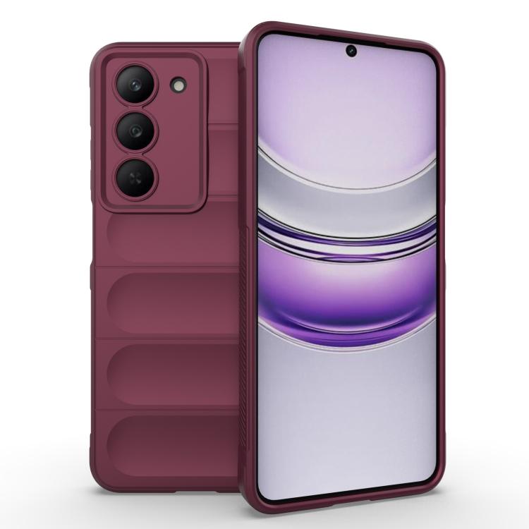 Magic Shield TPU + Flannel Phone Case, For Realme P3 Pro 5G Global, For Realme 14 Pro+ 5G, For Realme 14 Pro 5G Global, For Realme V60 Pro / 14x 5G Global, For Realme GT 7 Pro 5G, For Realme P2 Pro 5G Global, For Realme 13 Pro 5G Global, For Realme V60...