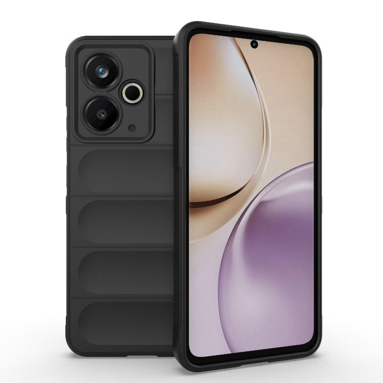 Magic Shield TPU + Flannel Phone Case, For Realme P4 Pro 5G India, For Realme P4 5G India, For Realme 15 Pro 5G Global, For Realme 15 5G Global, For Realme C73 5G Global / Narzo 80 Lite, For Realme 14T 5G Global, For Realme 14 5G Global                ...