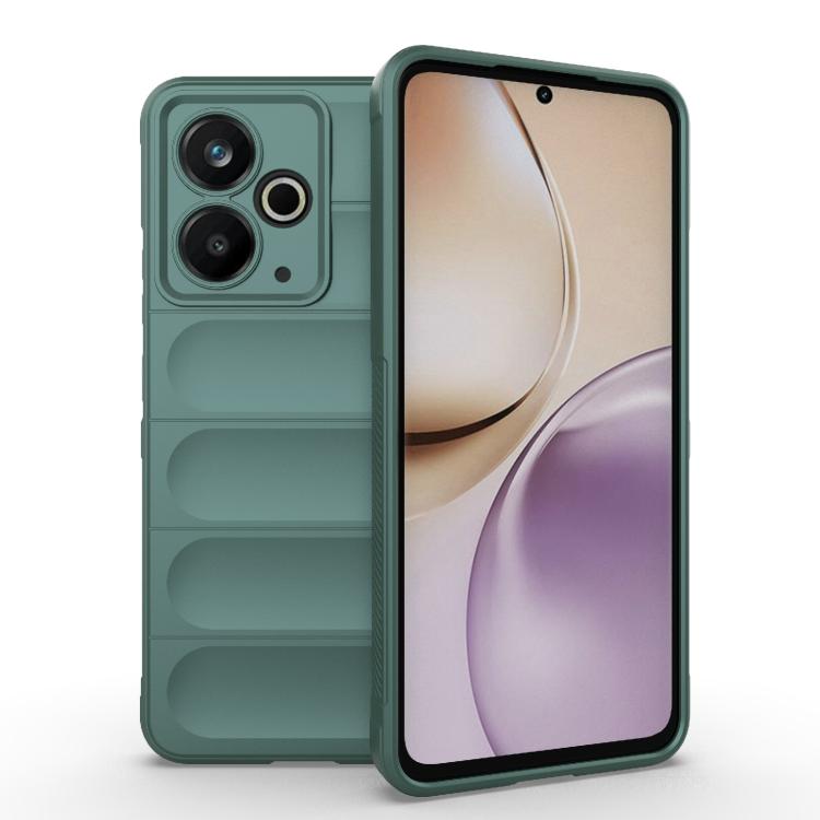 Magic Shield TPU + Flannel Phone Case, For Realme P4 Pro 5G India, For Realme P4 5G India, For Realme 15 Pro 5G Global, For Realme 15 5G Global, For Realme C73 5G Global / Narzo 80 Lite, For Realme 14T 5G Global, For Realme 14 5G Global                ...
