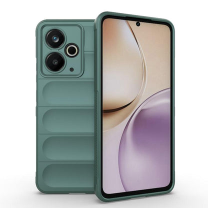 Magic Shield TPU + Flannel Phone Case, For Realme P4 Pro 5G India, For Realme P4 5G India, For Realme 15 Pro 5G Global, For Realme 15 5G Global, For Realme C73 5G Global / Narzo 80 Lite, For Realme 14T 5G Global, For Realme 14 5G Global                ...