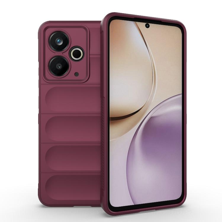 Magic Shield TPU + Flannel Phone Case, For Realme P4 Pro 5G India, For Realme P4 5G India, For Realme 15 Pro 5G Global, For Realme 15 5G Global, For Realme C73 5G Global / Narzo 80 Lite, For Realme 14T 5G Global, For Realme 14 5G Global                ...
