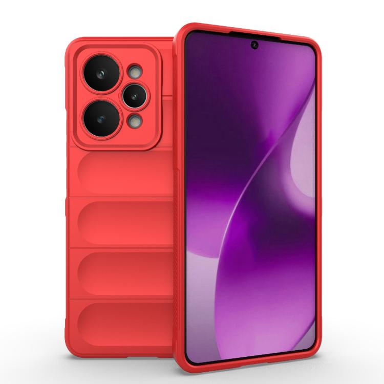 Magic Shield TPU + Flannel Phone Case, For Realme P4 Pro 5G India, For Realme P4 5G India, For Realme 15 Pro 5G Global, For Realme 15 5G Global, For Realme C73 5G Global / Narzo 80 Lite, For Realme 14T 5G Global, For Realme 14 5G Global                ...
