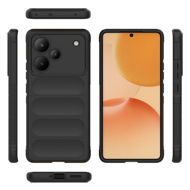 Magic Shield TPU + Flannel Phone Case, For Realme P4 Pro 5G India, For Realme P4 5G India, For Realme 15 Pro 5G Global, For Realme 15 5G Global, For Realme C73 5G Global / Narzo 80 Lite, For Realme 14T 5G Global, For Realme 14 5G Global                ...