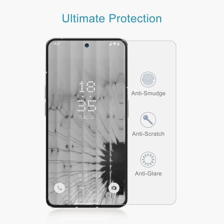 10pcs 0.26mm 9H 2.5D Tempered Glass Film, For Nothing Phone 2 (10 PCS)