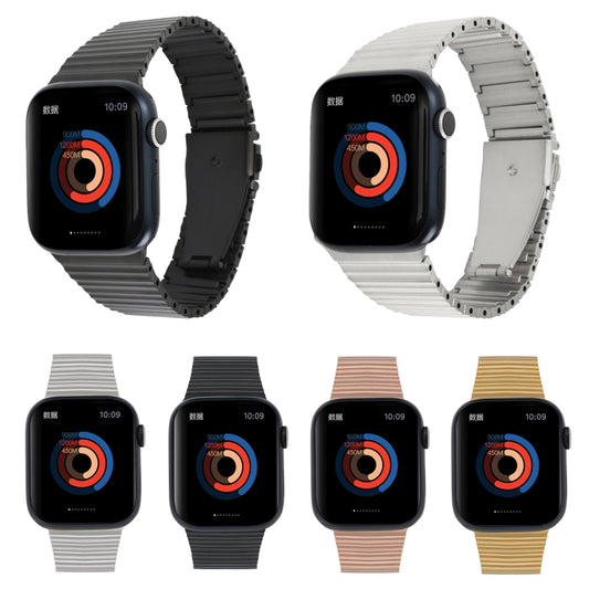 Ocean Metal Replacement Watch Band, For Apple Watch SE 2023 44mm, For Apple Watch Ultra 49mm, For Apple Watch 8 41mm, For Apple Watch 8 45mm, For Apple Watch SE 2023 40mm, For Apple Watch 7 45mm, For Apple Watch SE 2022 40mm, For Apple Watch SE 2022 44...