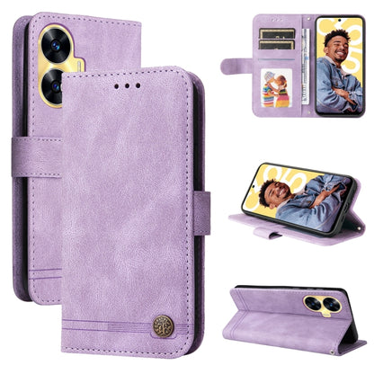 Skin Feel Life Tree Metal Button Leather Phone Case, For Realme C67 4G Global, For Realme C67 5G / 11 5G Taiwan Version, For Realme 11 4G Global, For Realme C53 / Narzo N53, For Realme 11, For Realme 11 Pro / 11 Pro+, For Realme C65 4G, For Realme C55 ...