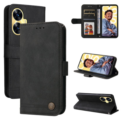 Skin Feel Life Tree Metal Button Leather Phone Case, For Realme C67 4G Global, For Realme C67 5G / 11 5G Taiwan Version, For Realme 11 4G Global, For Realme C53 / Narzo N53, For Realme 11, For Realme 11 Pro / 11 Pro+, For Realme C65 4G, For Realme C55 ...