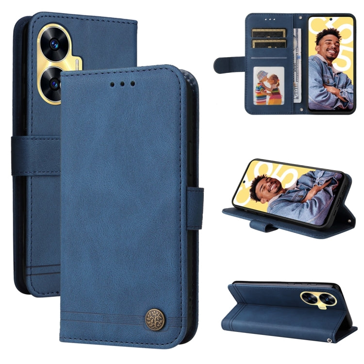 Skin Feel Life Tree Metal Button Leather Phone Case, For Realme C67 4G Global, For Realme C67 5G / 11 5G Taiwan Version, For Realme 11 4G Global, For Realme C53 / Narzo N53, For Realme 11, For Realme 11 Pro / 11 Pro+, For Realme C65 4G, For Realme C55 ...