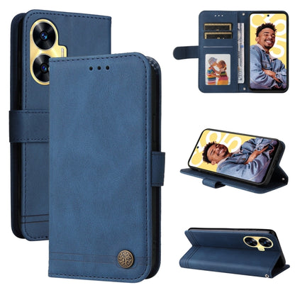 Skin Feel Life Tree Metal Button Leather Phone Case, For Realme C67 4G Global, For Realme C67 5G / 11 5G Taiwan Version, For Realme 11 4G Global, For Realme C53 / Narzo N53, For Realme 11, For Realme 11 Pro / 11 Pro+, For Realme C65 4G, For Realme C55 ...